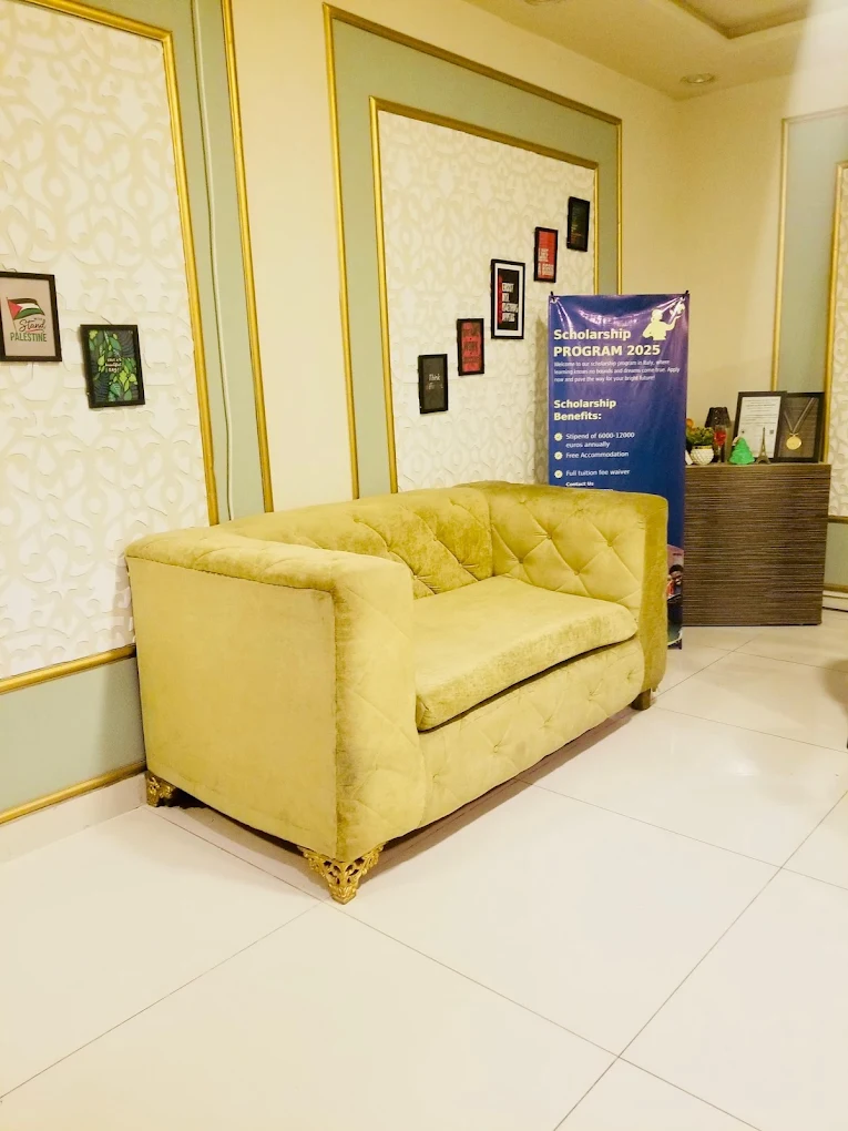 Client waiting area seating